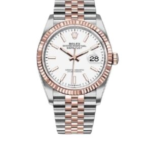 롤렉스 데이저스트 41mm Counterweight 126331 Half Rose Gold White Dial Jubilee[ARF]