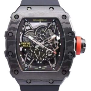 리차드밀 RM35-01 42mm Carbon Fiber Black Rubber Strap Skeletonized Dial[SONIC]