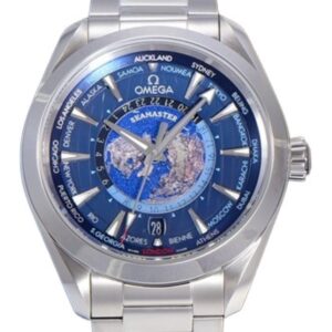 오메가 씨마스터 Aqua Terra Worldtimer 43mm 220.10.43.22.03.001 Full Steel Blue Dial[VS]