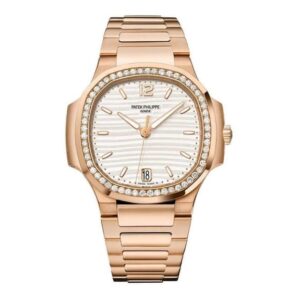 파텍필립 노틸러스 35.2mm 7118-1200R-001 Full Rose Gold Diamond Bezel White Dial[3K]