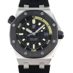 오데마피게 로얄오크 Offshore Selfwinding 42mm 15720CN.OO.A002CA.01 White Gold Rubber Strap Black Dial[APS]
