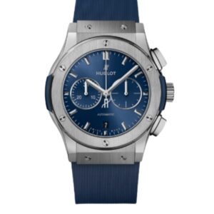 위블로 클래식퓨전 Chronograph 45mm 521.NX.7170.RX Titanium Rubber Strap Blue Dial[HB]
