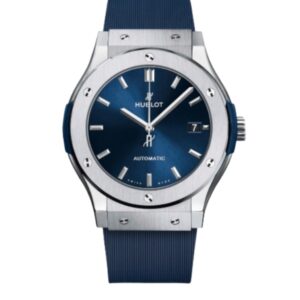 위블로 클래식퓨전 38mm 565.NX.7170.RX Titanium Leather Strap Blue Dial[HB]