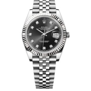 롤렉스 데이저스트 41mm 126334-0012 White Gold&904L Diamond Black Dial Jubilee[ARF]