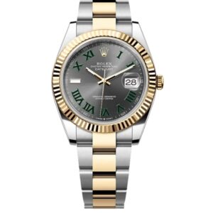 롤렉스 데이저스트 41mm Counterweight 126333-0019 Half Yellow Gold Roman Numerals Grey Dial[ARF]