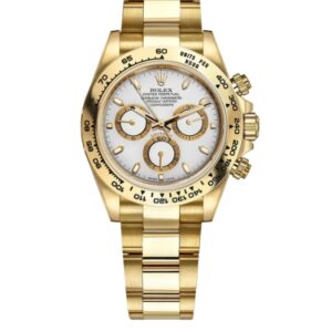 롤렉스 데이토나 40mm 116508-0001 Full Yellow Gold White Dial[CLEAN]