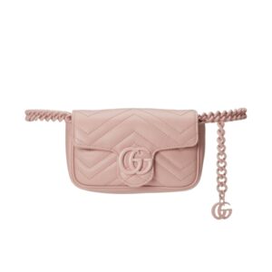 [프리미엄/해외배송]구찌 GG 마몽 벨트백(핑크)