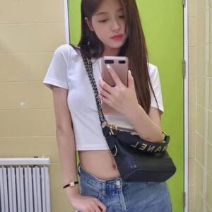 [유아]chanel 가브리엘 핸들로고 호보백 스몰(블랙/카프스킨)