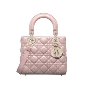 [탑티어/해외배송]디올 레이디 디올 ABC 스몰 백(페일 핑크 펄/까나쥬/램스킨)