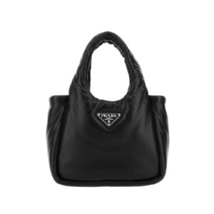 [프리미엄/해외배송]프라다 소프트 패딩 나파 레더 핸드백(블랙)