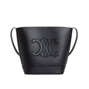 [프리미엄/해외배송]셀린느 퀴르 트리옹프 버킷백 스몰(블랙)