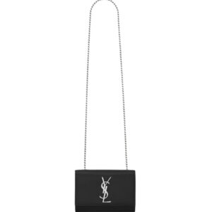 [프리미엄/해외배송]생로랑 케이트 스몰 백(블랙/은장)