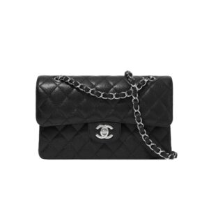 [프리미엄/해외배송]샤넬 클래식 플랩 백 스몰(블랙/은장/캐비어)
