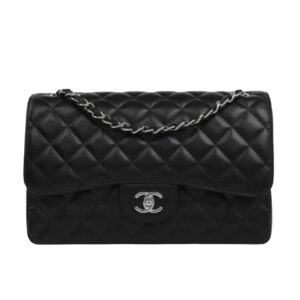 [프리미엄/해외배송]샤넬 클래식 플랩 백 점보(블랙/은장/캐비어)