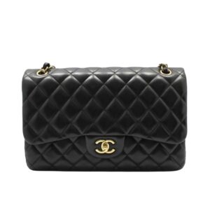 [탑티어/해외배송]샤넬 *정품가죽* 클래식 플랩백 라지(블랙/금장/램스킨)