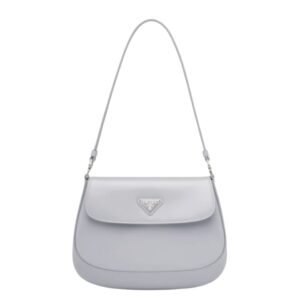 [프리미엄/해외배송]프라다 클레오 브러시드 레더 플랩 스몰 숄더백(콘플라워)