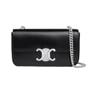 [프리미엄/해외배송]셀린느 클로드 체인 숄더백(블랙/은장)