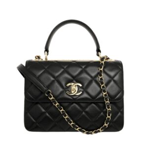 [프리미엄/해외배송]샤넬 트렌디CC 플랩 백(블랙/금장/램스킨)
