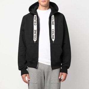 [국내배송]셀린느 스트링 로고 후드 집업