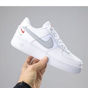 [국내배송]나이키 [NIKE] 수입고급 나이키 에어포스 1 ’07 화이트 울프 그레이