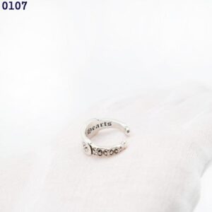 [국내배송]크롬하츠 스크롤 라벨 링 반지