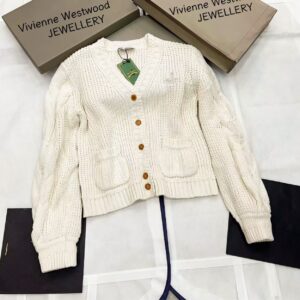 [국내배송]VIVIAN 웨스트 여성 토성 자수 가디건-1396