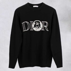 [국내배송]크리스찬 디올 부클레 엠브로이디드 로고 울 블렌드 니트 풀오버