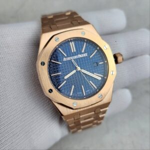 [국내배송]오데마피게 로얄오크 블루다이얼 핑크골드 금통15510 OR