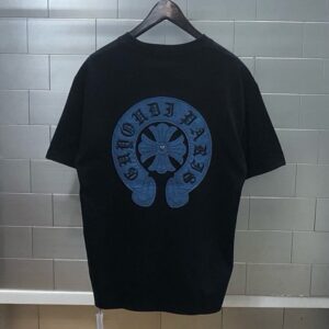 [국내배송]크롬하츠 데님패치 반팔 티셔츠