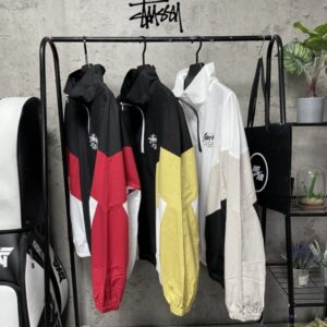 [국내배송]스투시 박스 배색 윈드브레이커