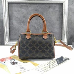 [국내배송]셀린느 스몰 보스턴 – 트리옹프 캔버스 & 카프스킨