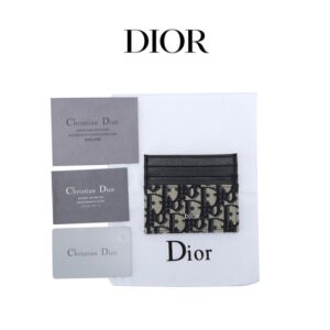 [국내배송]디올 오블리크 자카드 카드지갑