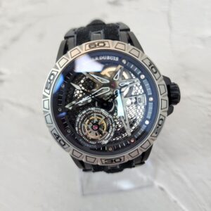 [국내배송]로저드뷔 엑스칼리버 스파이더 모노투르비옹 블랙 DLC 티타늄