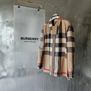 [국내배송]버버리 헤이그 체크 오버셔츠 집업 자켓