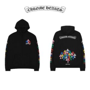 [국내배송]크롬하츠 멀티 컬러 크로스 후드(블랙)