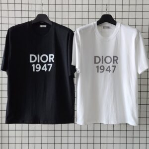 [국내배송]디올 프린팅 로고 코튼 반팔