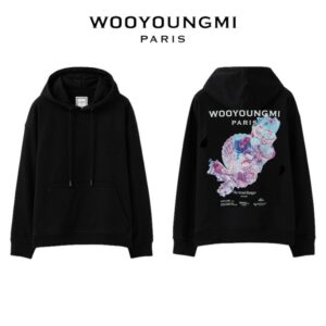 [국내배송]우영미 3D 코랄 백로고 후드