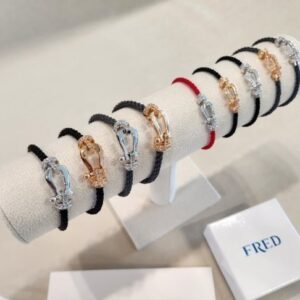 [국내배송]프레드 포스텐 케이블 브레이슬릿 풀보석 팔찌