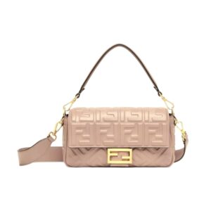 [프리미엄/해외배송]펜디 바게트 백 미디엄 FF(파우더 핑크)