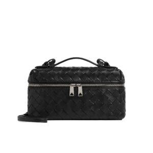 [프리미엄/해외배송]보테가 뱅뱅 베니티 케이스(블랙/은장)