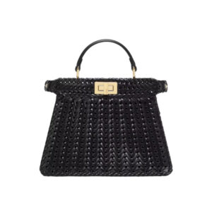 [프리미엄/해외배송]펜디 피카부 백 스몰 I See U 인터레이스(블랙)